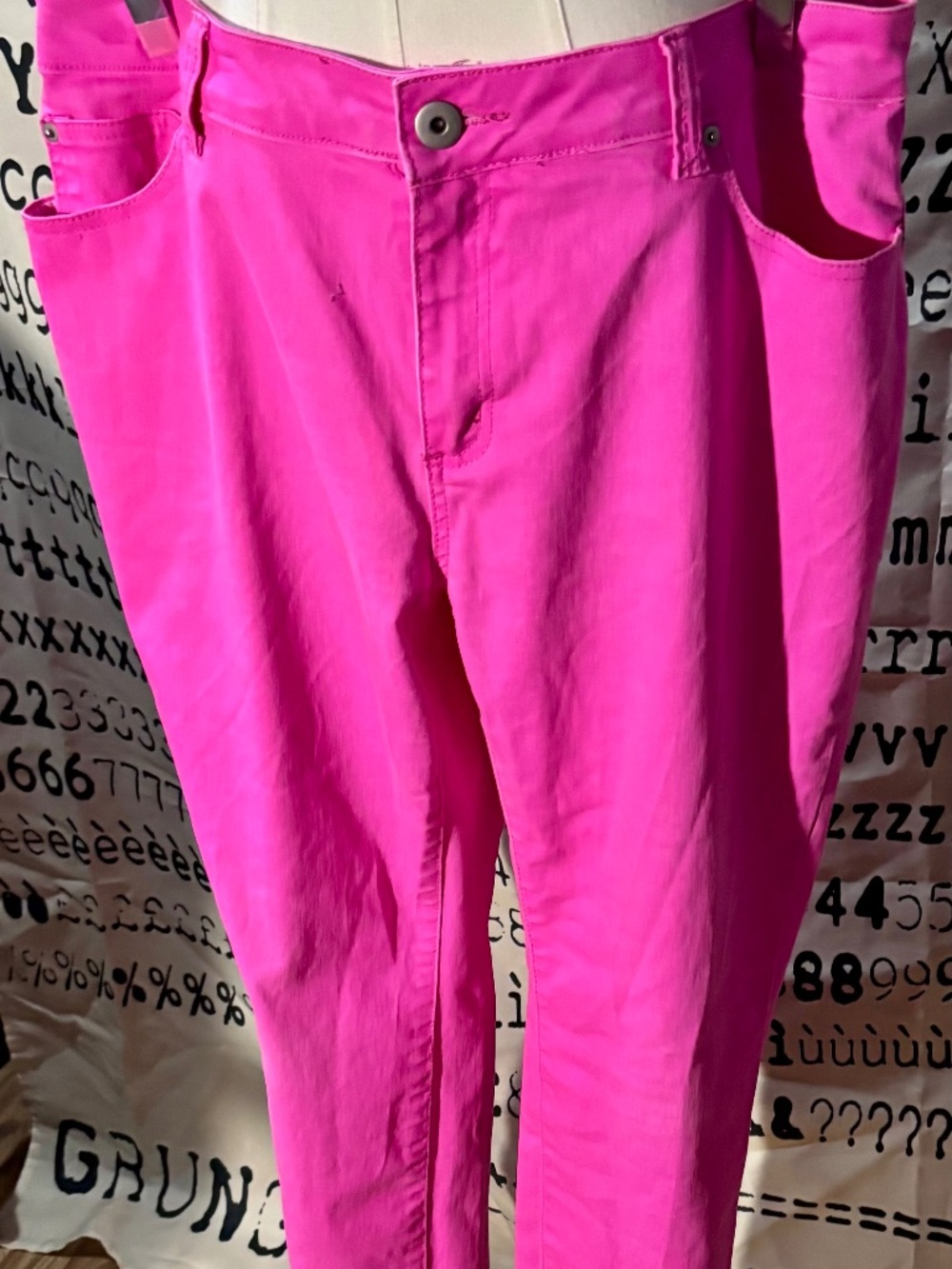 Forever 21 plus pink Skinny Jeans